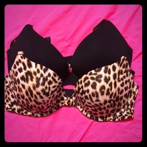 PINK 34D Wear Everywhere Push-up Bras